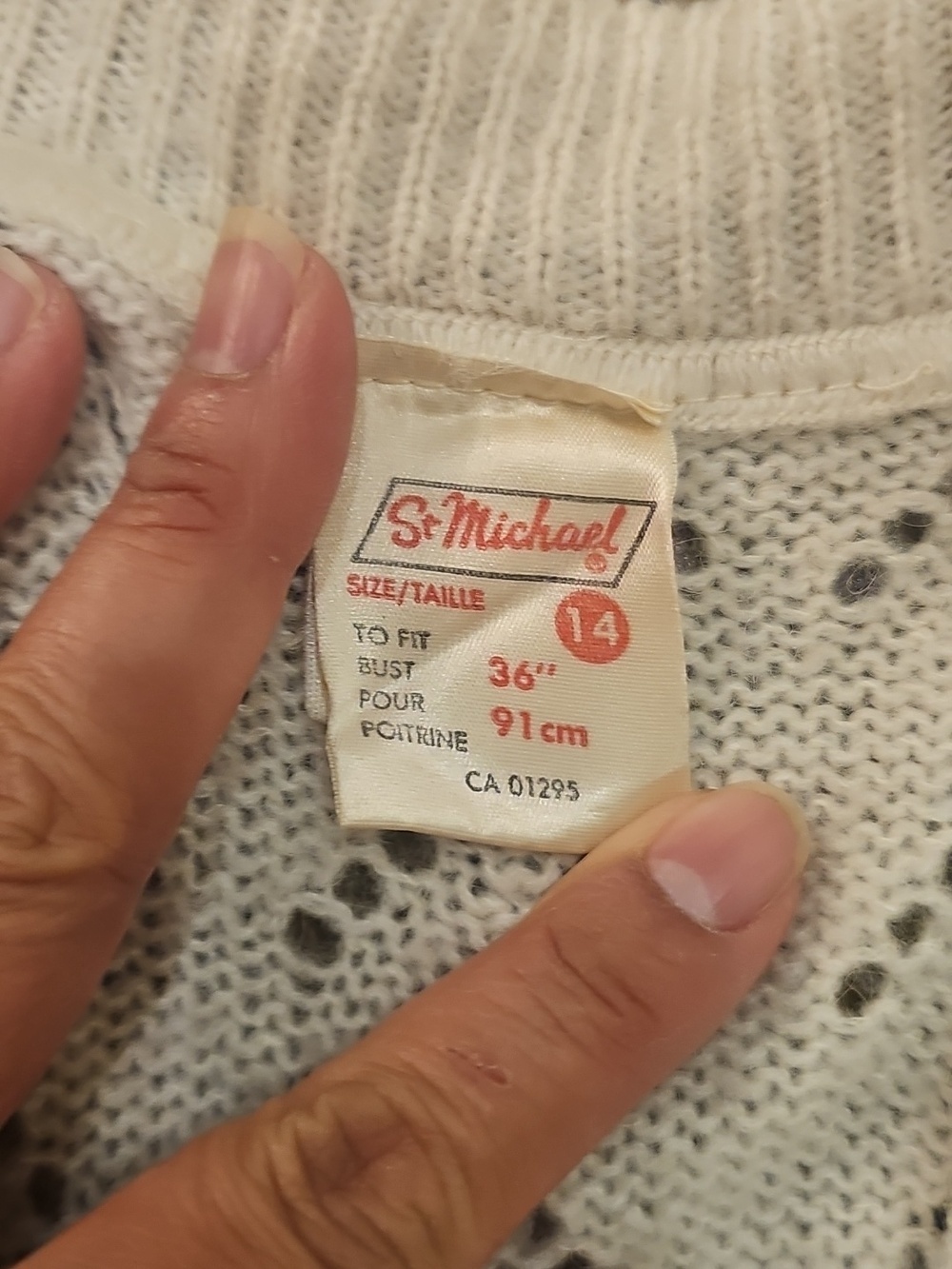 Vintage Marks And Spencer Knit Cardigan - Picture 2 of 8